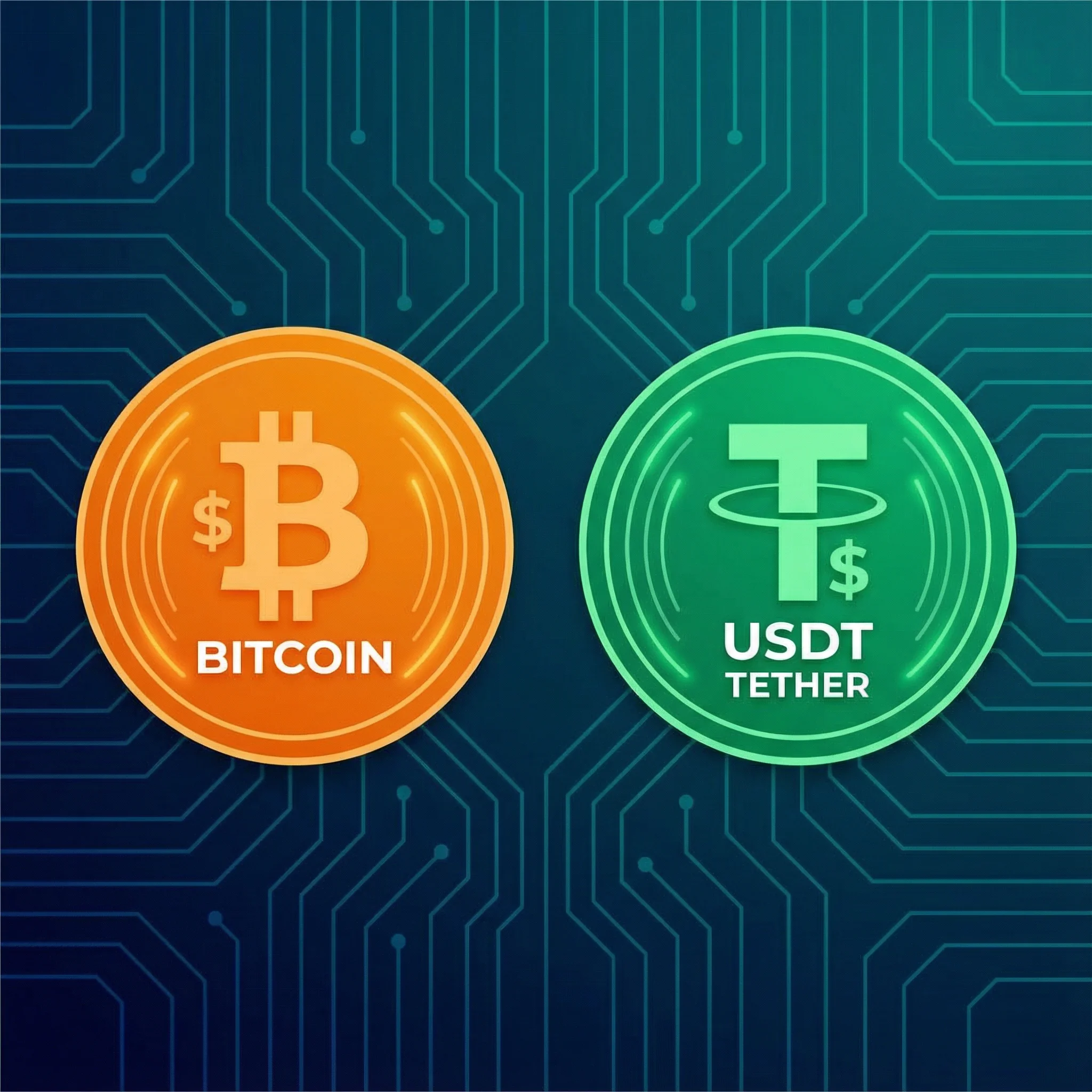 Bitcoin y USDT